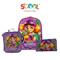 Kit Set Escolar Scool Paw Patrol